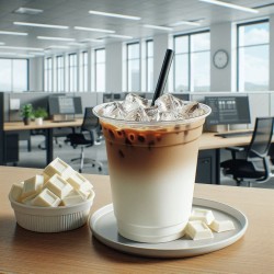 Latte Chocolate Blanco Helado