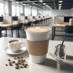 Cappuccino Med 12 Oz - Café Deli