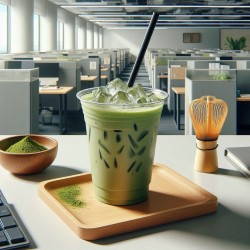 Matcha Latte Helado 16 Oz