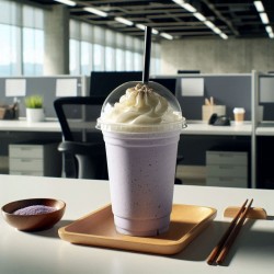 Taro frapé 16 oz