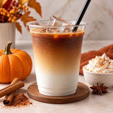 Pumpkin Spice & Coffee Ice Latte
